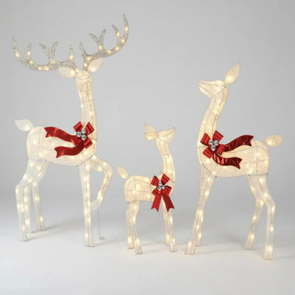 LED Reindeer Garden Display Outdoor Holiday Decor