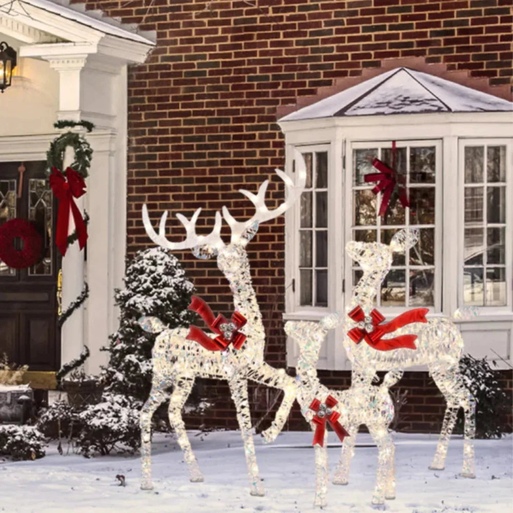 LED Reindeer Garden Display Outdoor Holiday Decor