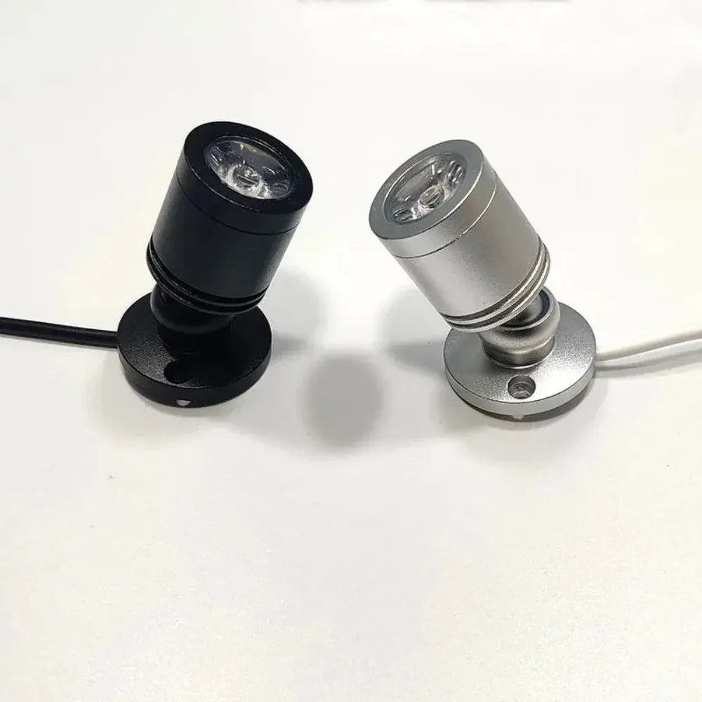 LED USB Mini Spotlight for Display Shelves and Cabinets