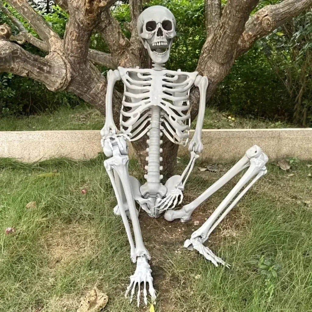 Life-Size Halloween Skeleton Statue Display Decoration