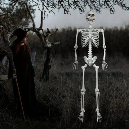 Life-Size Halloween Skeleton Statue Display Decoration