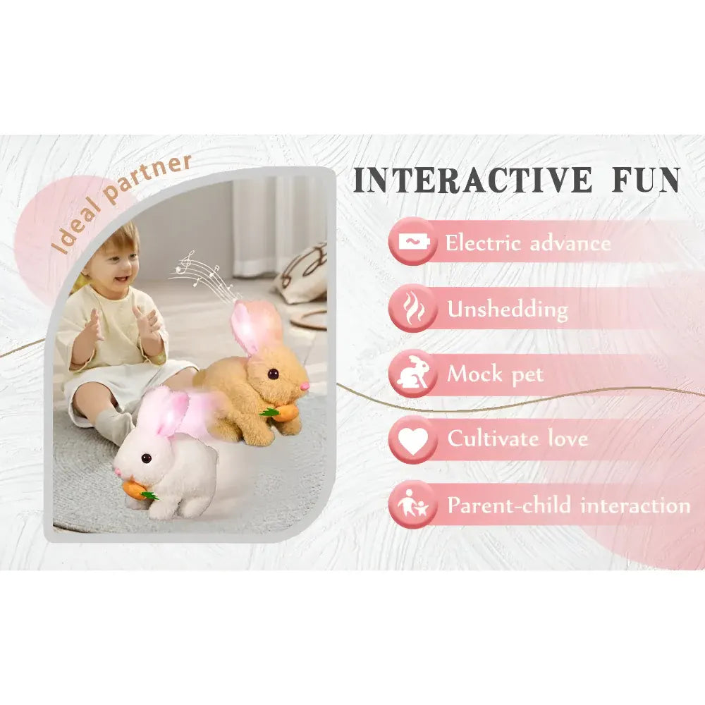 Lifelike Sitting Bunny Figurine Display Decor