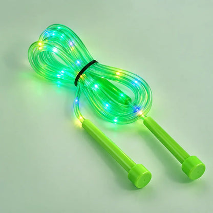 Light-Up Adjustable Jump Rope for Fun Cardio Fitness Activity