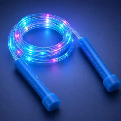 Light-Up Adjustable Jump Rope for Fun Cardio Fitness Activity