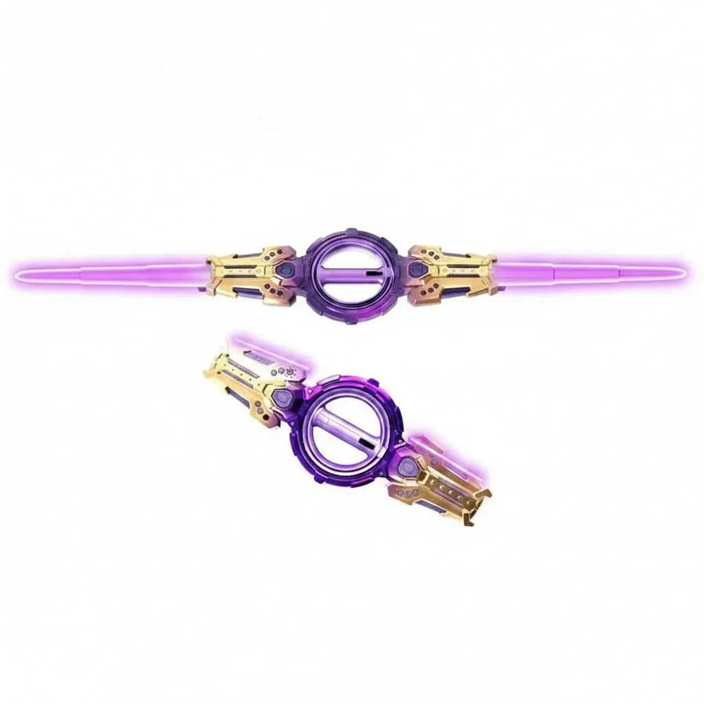 Light-Up Double Sword Toy with Sound Effects for Halloween
