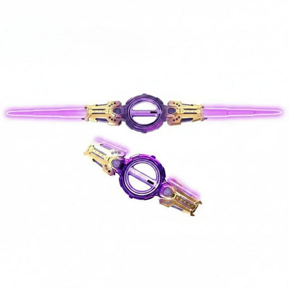 Light-Up Double Sword Toy with Sound Effects for Halloween