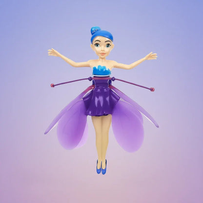 Light-Up Fairy Princess Flying Toy with Hand Motion Sensor for Kids