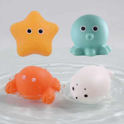 Light-Up Floating Bath Toys for Interactive Water Play