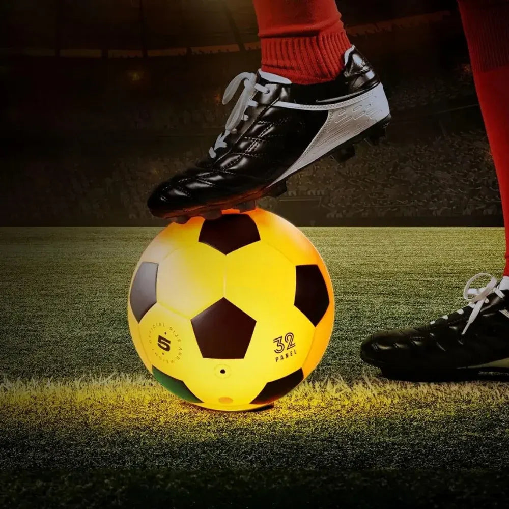 Light-Up Size 5 Soccer Ball with LED Glow for World Cup Fans