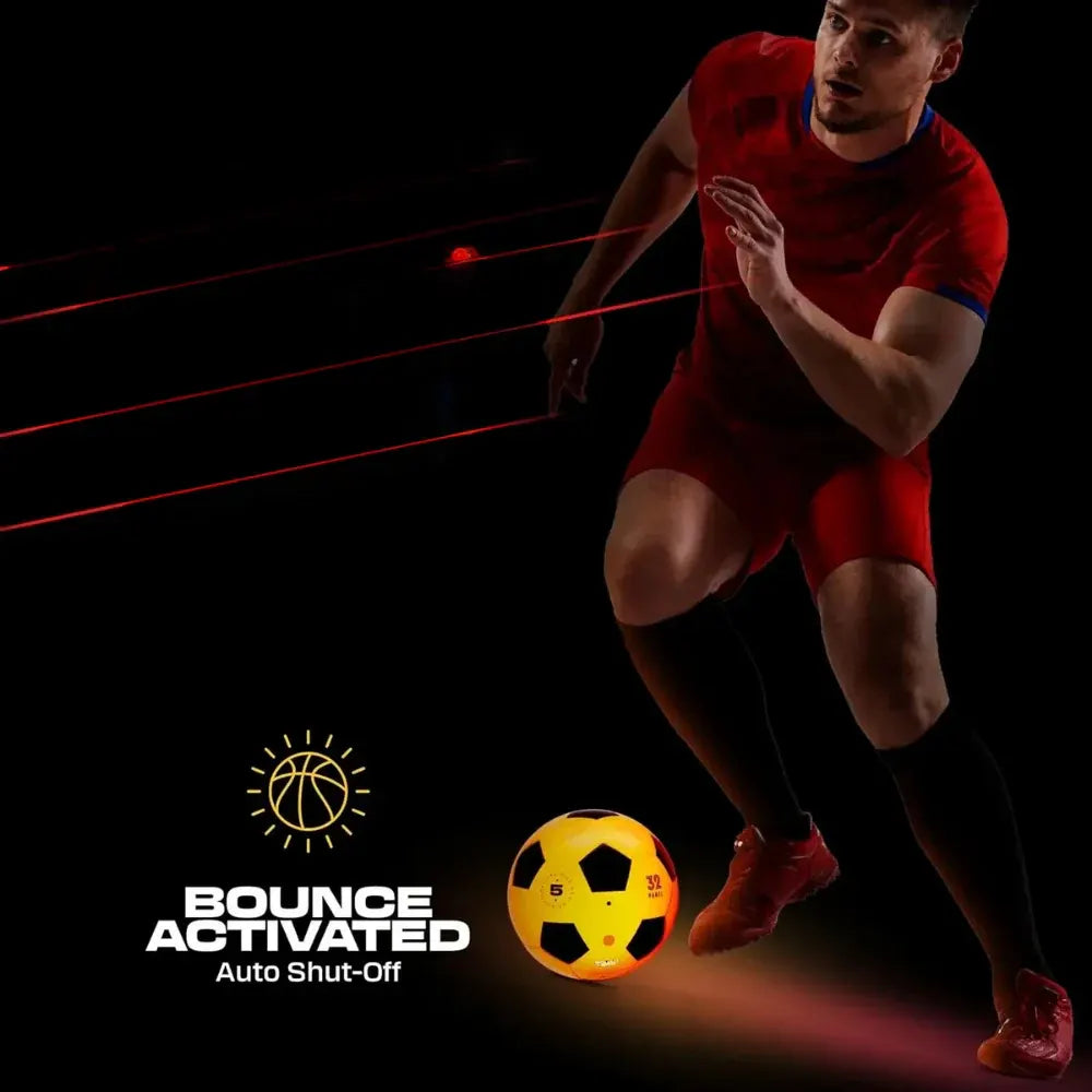 Light-Up Size 5 Soccer Ball with LED Glow for World Cup Fans