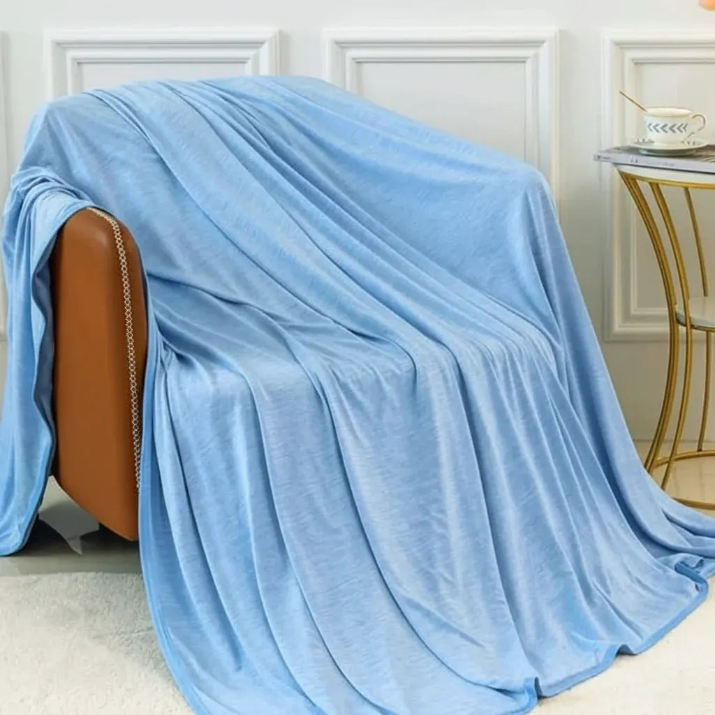 Lightweight Breathable Summer Cooling Blanket for Sleepers