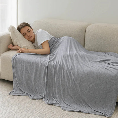 Lightweight Breathable Summer Cooling Blanket for Sleepers