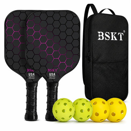 Lightweight Fiberglass Pickleball Paddle Set with Balls