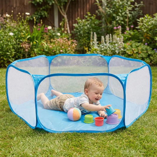 Lightweight Mesh Travel Playpen for Baby Safety