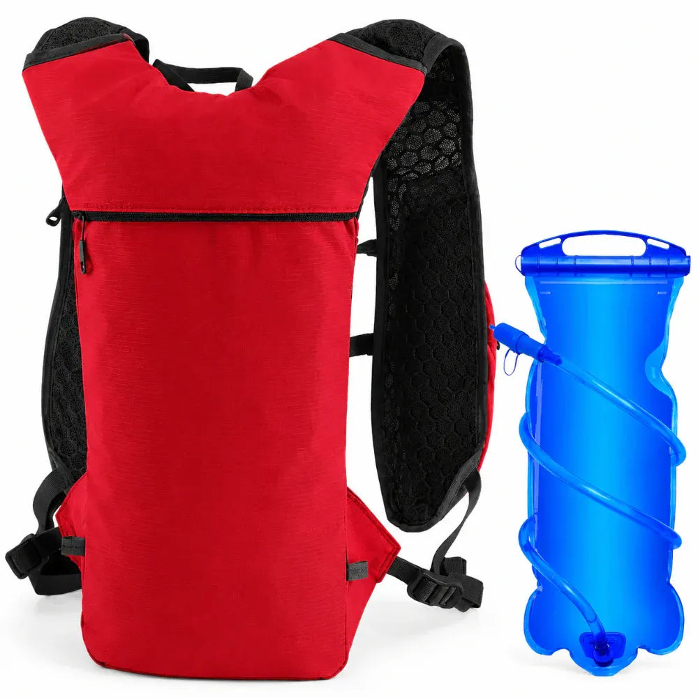 Lightweight Running Vest with Water Hydration Pack Design