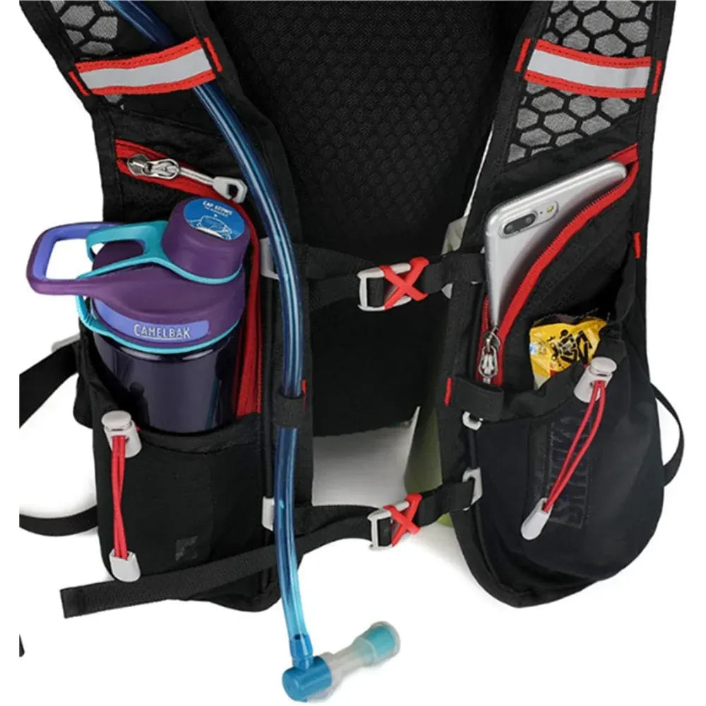 Lightweight Running Vest with Water Hydration Pack Design