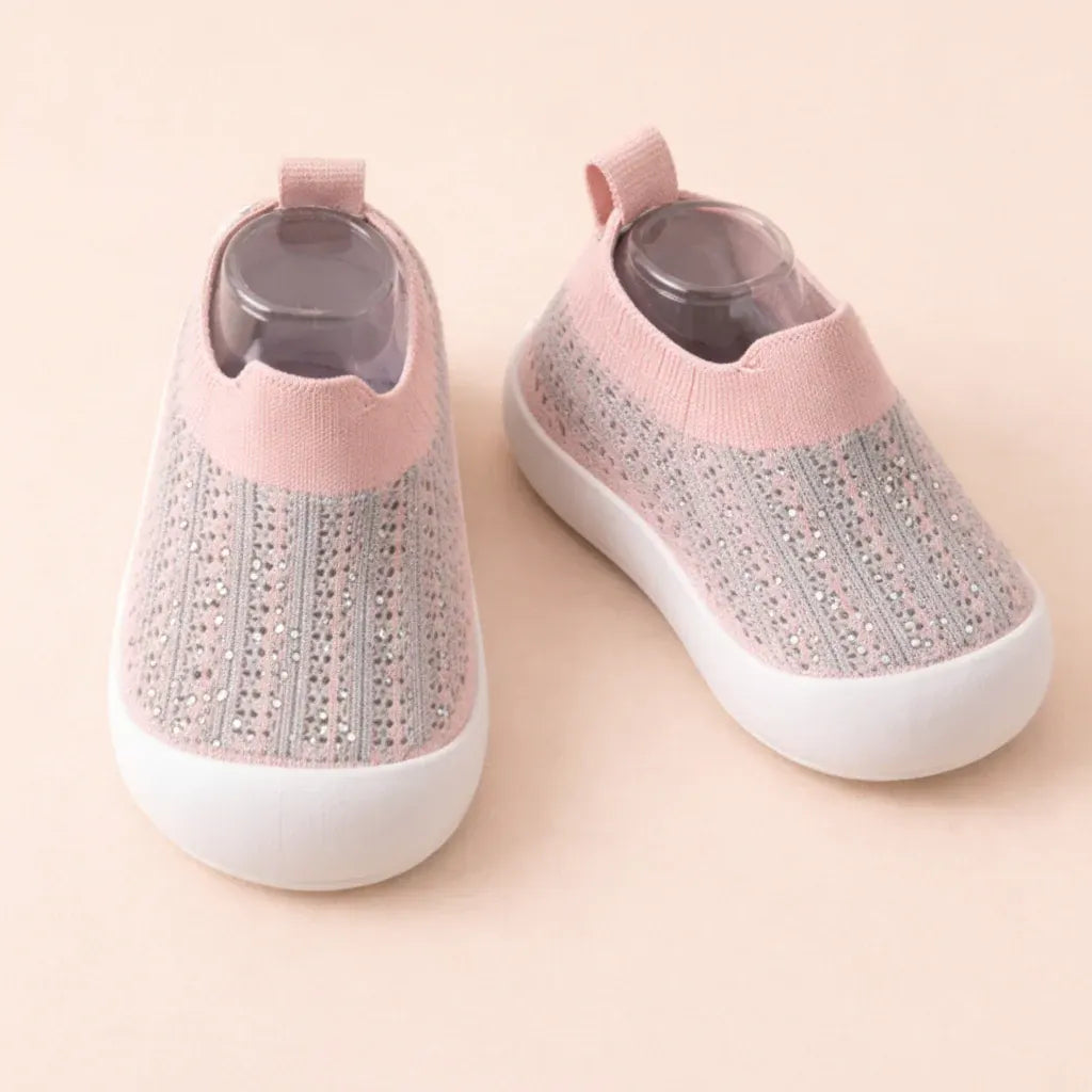 Lightweight Slip-On Kids Sneakers Breathable Mesh Non-Slip Shoes