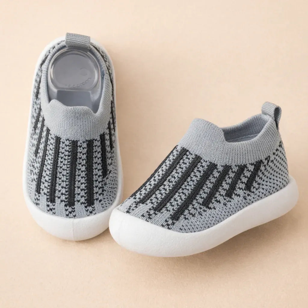 Lightweight Slip-On Kids Sneakers Breathable Mesh Non-Slip Shoes