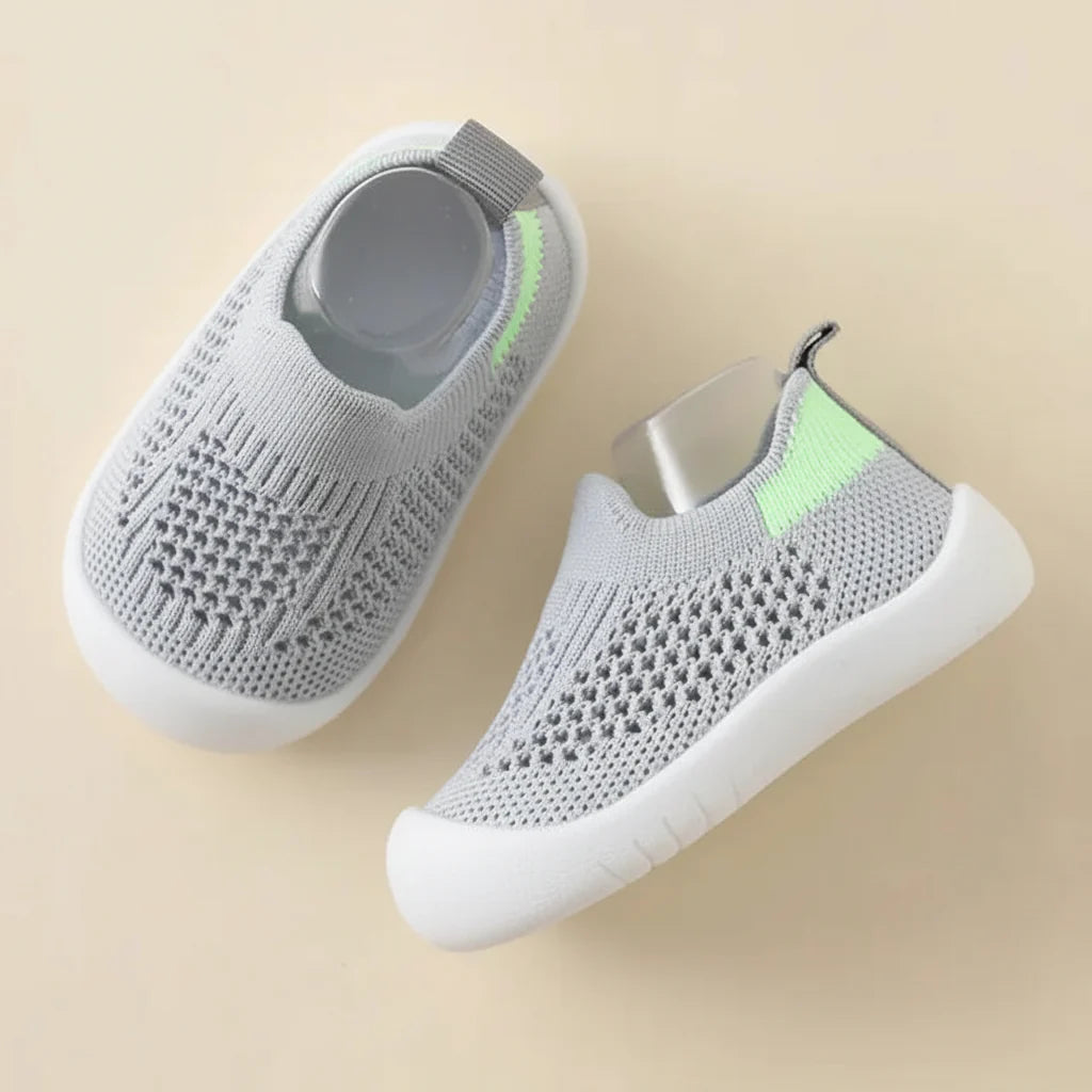 Lightweight Slip-On Kids Sneakers Breathable Mesh Non-Slip Shoes