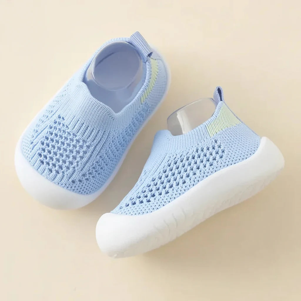 Lightweight Slip-On Kids Sneakers Breathable Mesh Non-Slip Shoes