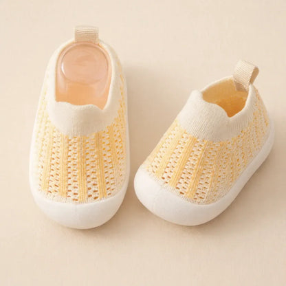 Lightweight Slip-On Kids Sneakers Breathable Mesh Non-Slip Shoes