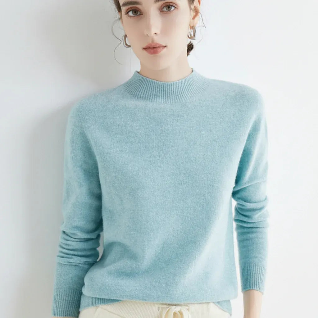 Lightweight Women's Pullover Sweater - Soft Knit Top for All Seasons