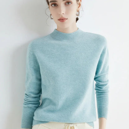 Lightweight Women's Pullover Sweater - Soft Knit Top for All Seasons