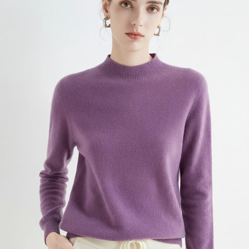 Lightweight Women's Pullover Sweater - Soft Knit Top for All Seasons