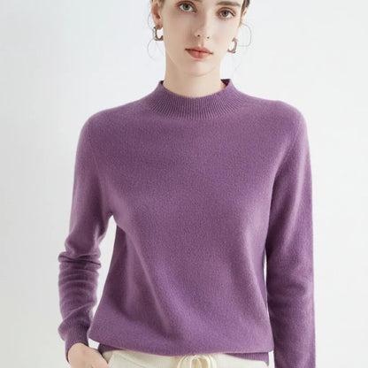 Lightweight Women's Pullover Sweater - Soft Knit Top for All Seasons