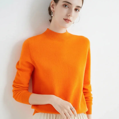 Lightweight Women's Pullover Sweater - Soft Knit Top for All Seasons