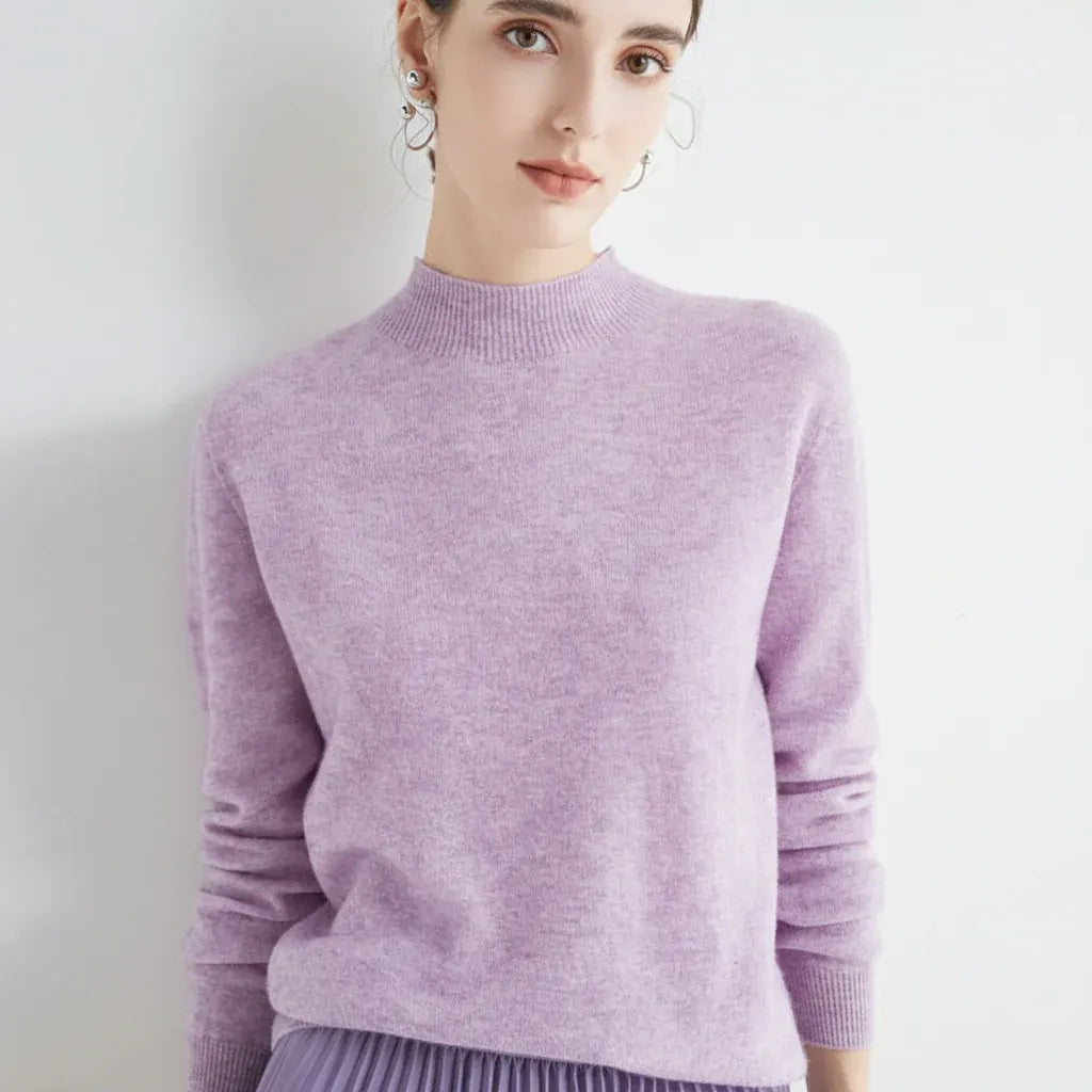 Lightweight Women's Pullover Sweater - Soft Knit Top for All Seasons