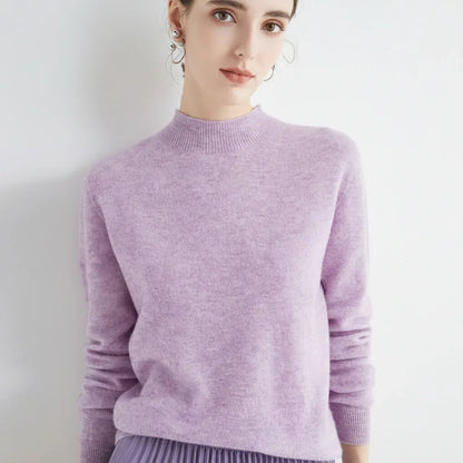 Lightweight Women's Pullover Sweater - Soft Knit Top for All Seasons