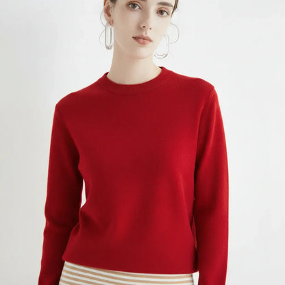 Lightweight Women's Pullover Sweater - Soft Knit Top for All Seasons