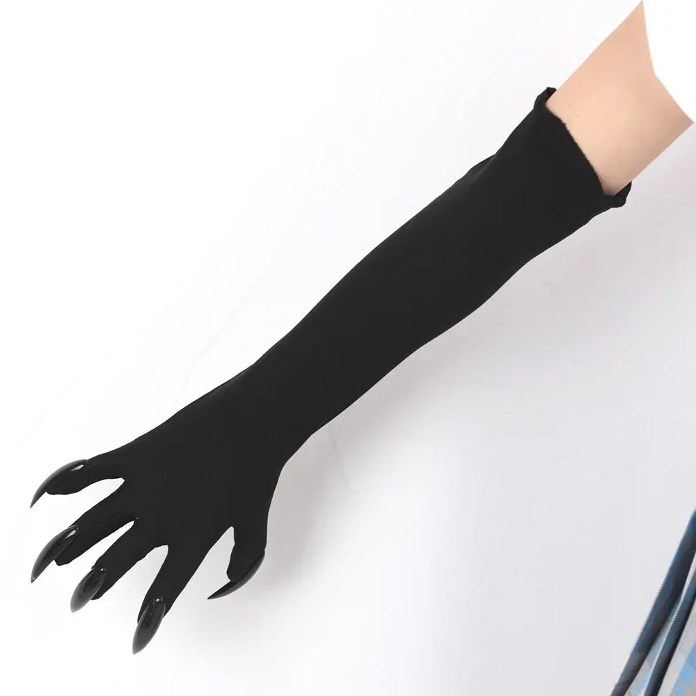 Long Fingered Halloween Costume Gloves Accessory