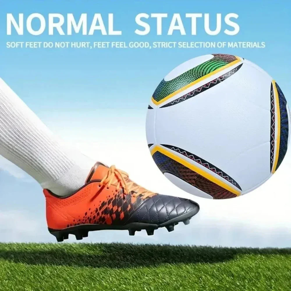 Long-Lasting PU Soccer Ball Size 5 for Outdoor Training and Match Play