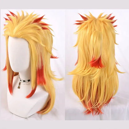 Long Wavy Anime Cosplay Wig for Halloween Costume Parties