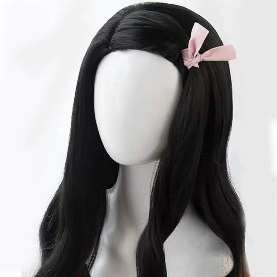 Long Wavy Anime Cosplay Wig for Halloween Costume Parties