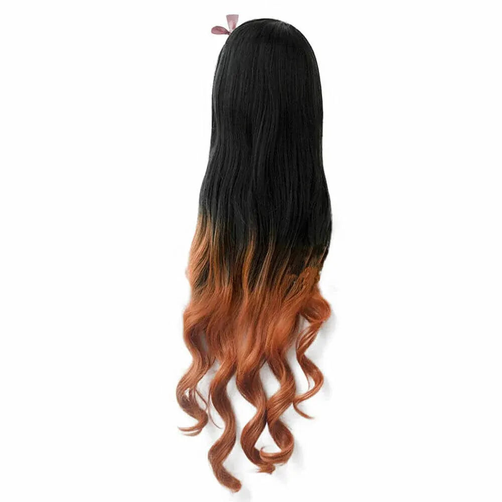 Long Wavy Anime Cosplay Wig for Halloween Costume Parties