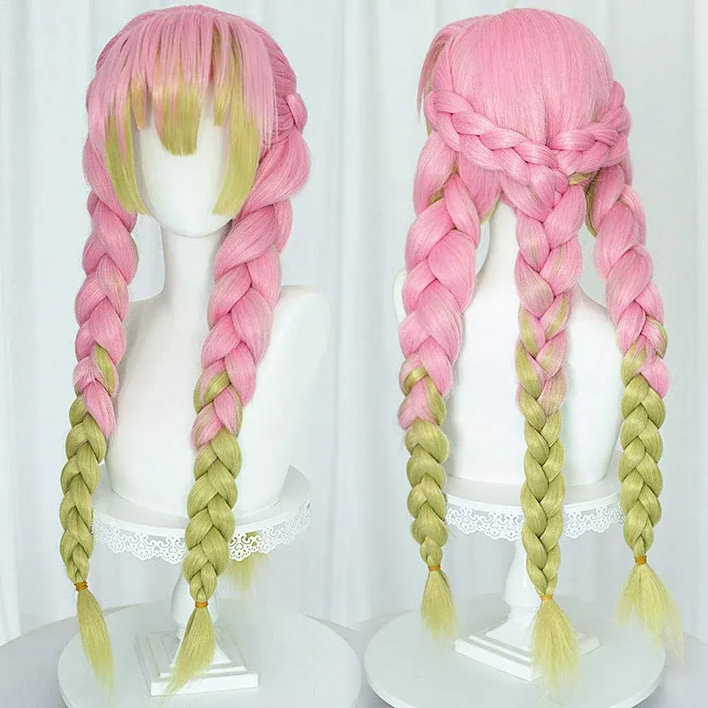 Long Wavy Anime Cosplay Wig for Halloween Costume Parties