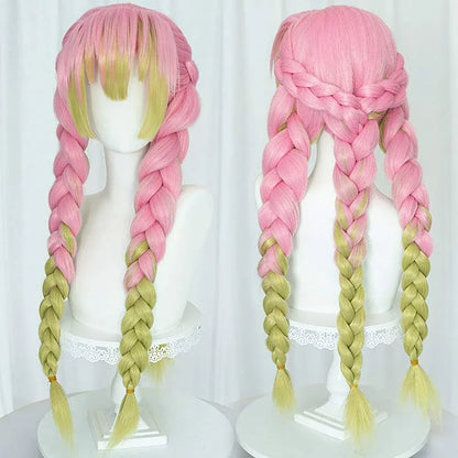 Long Wavy Anime Cosplay Wig for Halloween Costume Parties