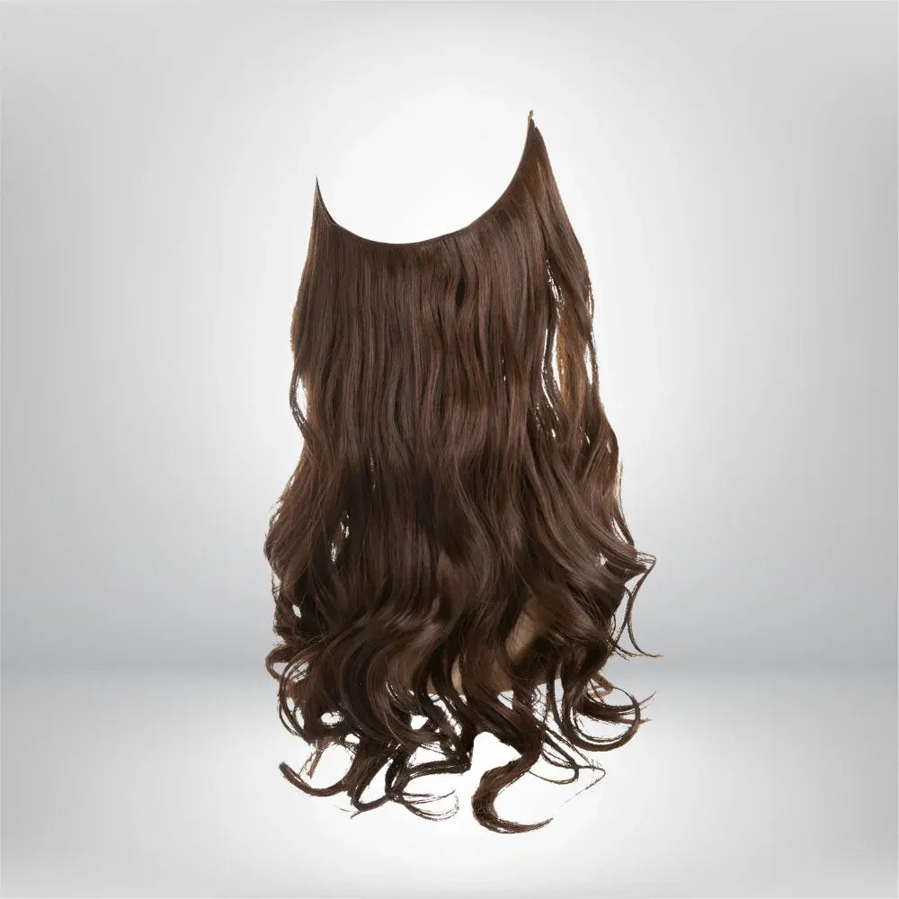 Long Wavy Clip-In Human Hair Extensions Set for Natural Volume
