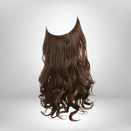 Long Wavy Clip-In Human Hair Extensions Set for Natural Volume