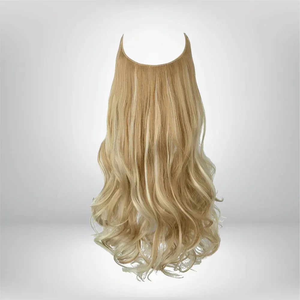 Long Wavy Clip-In Human Hair Extensions Set for Natural Volume