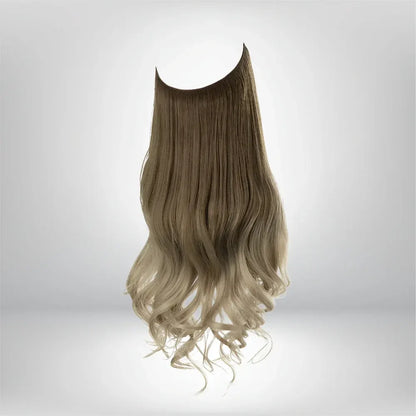 Long Wavy Clip-In Human Hair Extensions Set for Natural Volume