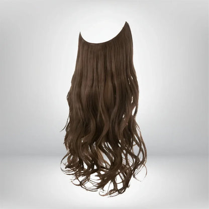 Long Wavy Clip-In Human Hair Extensions Set for Natural Volume