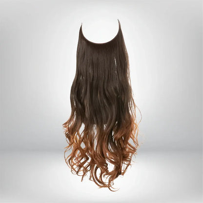 Long Wavy Clip-In Human Hair Extensions Set for Natural Volume