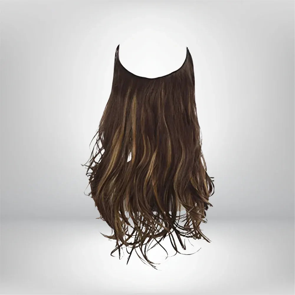 Long Wavy Clip-In Human Hair Extensions Set for Natural Volume