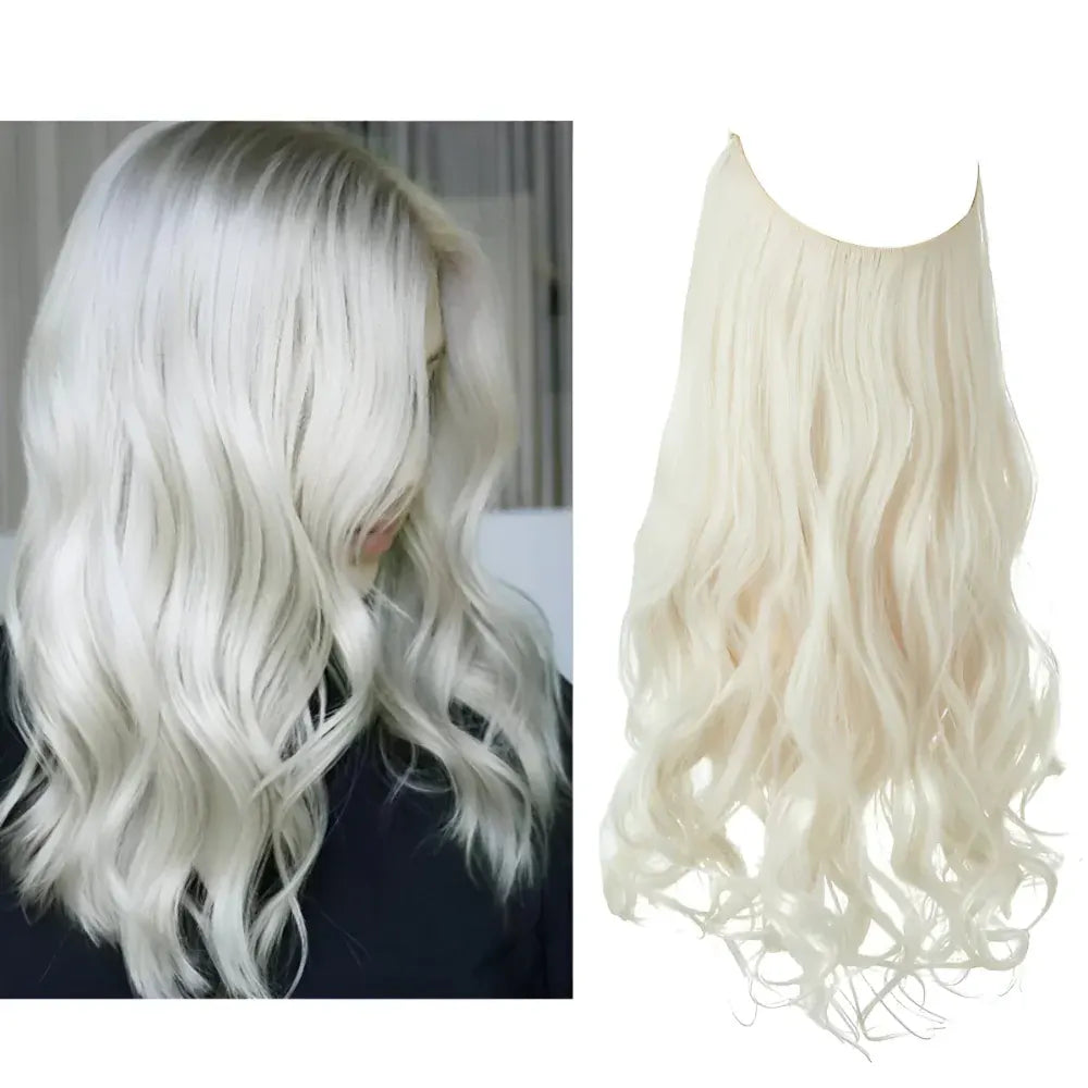 Long Wavy Clip-In Human Hair Extensions Set for Natural Volume