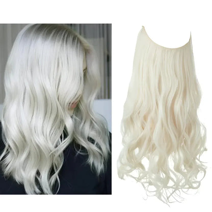Long Wavy Clip-In Human Hair Extensions Set for Natural Volume
