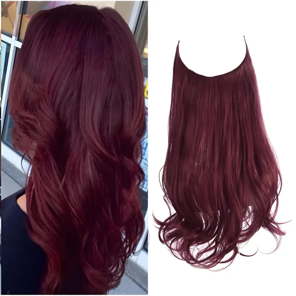 Long Wavy Clip-In Human Hair Extensions Set for Natural Volume